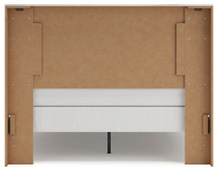 Lawroy Light Natural Queen Panel Bed & Dresser & Mirror - Ornate Home