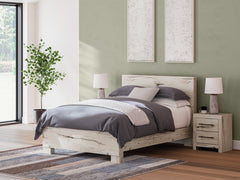 Lawroy Light Natural Queen Panel Bed - Ornate Home