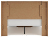 Lawroy Light Natural Queen Panel Bed with Storage Footboard (Online Special Price) - Ornate Home