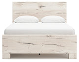 Lawroy Light Natural Queen Panel Bed with Storage (Online Special Price) - Ornate Home