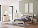 Lawroy Light Natural Queen Panel Bed with Storage (Online Special Price) - Ornate Home