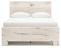 Lawroy Light Natural Queen Panel Bed with Storage - Ornate Home