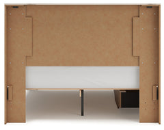 Lawroy Light Natural Queen Panel Bed with Storage - Ornate Home