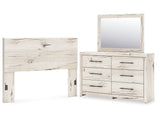 Lawroy Light Natural Queen Panel Headboard & Dresser & Mirror (Online Special Price) - Ornate Home