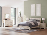 Lawroy Light Natural Queen Panel Headboard & Dresser & Mirror (Online Special Price) - Ornate Home