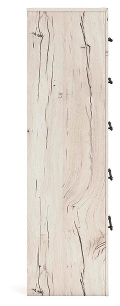 Lawroy Light Natural Queen Panel Storage Bed, Dresser, Mirror, Chest and Nightstand - Ornate Home