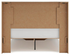 Lawroy Light Natural Queen Panel Storage Bed, Dresser, Mirror, Chest and Nightstand - Ornate Home