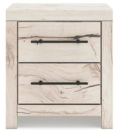 Lawroy Light Natural Queen Panel Storage Bed, Dresser, Mirror, Chest and Nightstand - Ornate Home