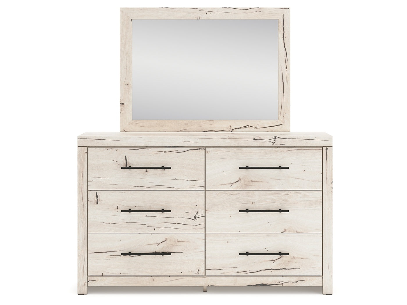 Lawroy Light Natural Queen Storage Bed & Dresser & Mirror & Nightstand (Online Special Price) - Ornate Home