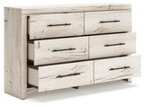 Lawroy Light Natural Queen Storage Bedroom Set with 2 Dressers, Mirror and 2 Nightstands (Online Special Price) - Ornate Home