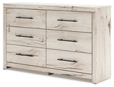 Lawroy Light Natural Six Drawer Dresser (Online Special Price) - Ornate Home
