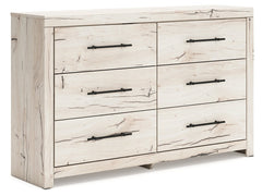 Lawroy Light Natural Six Drawer Dresser - Ornate Home