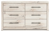 Lawroy Light Natural Six Drawer Dresser - Ornate Home