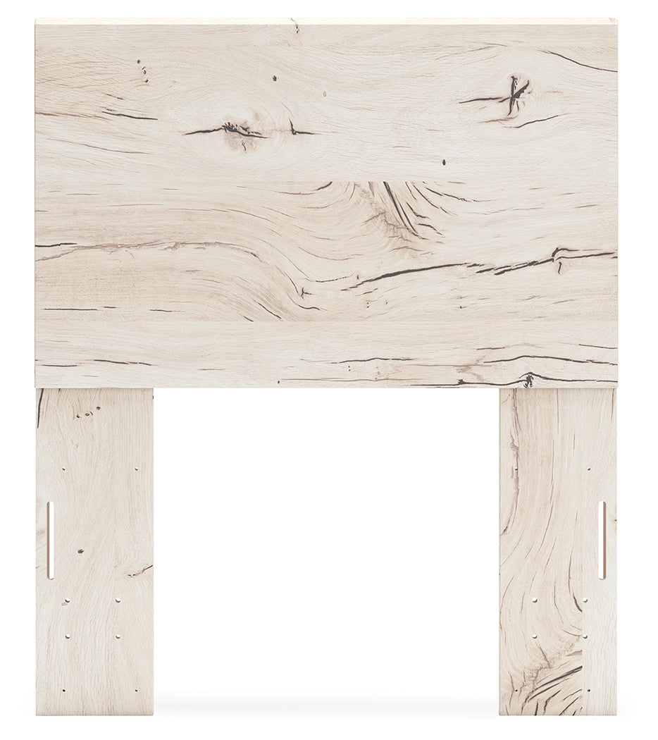 Lawroy Light Natural Twin Panel Headboard & Dresser & Mirror - Ornate Home