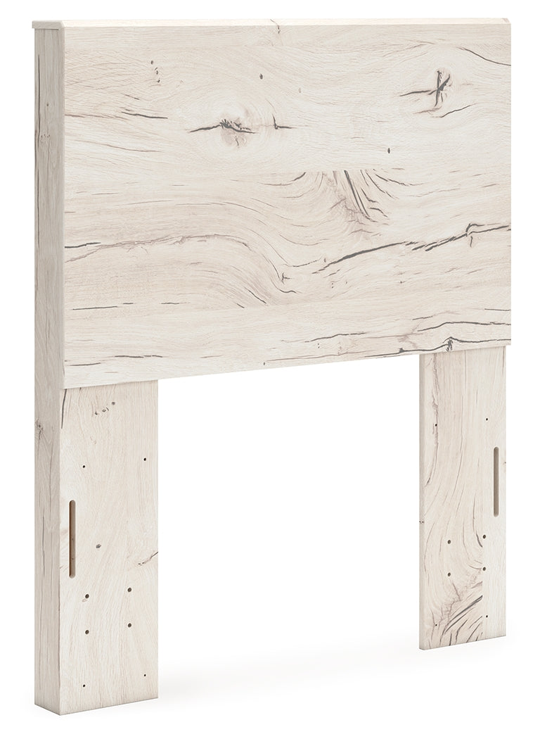 Lawroy Light Natural Twin Panel Headboard & Dresser & Mirror - Ornate Home