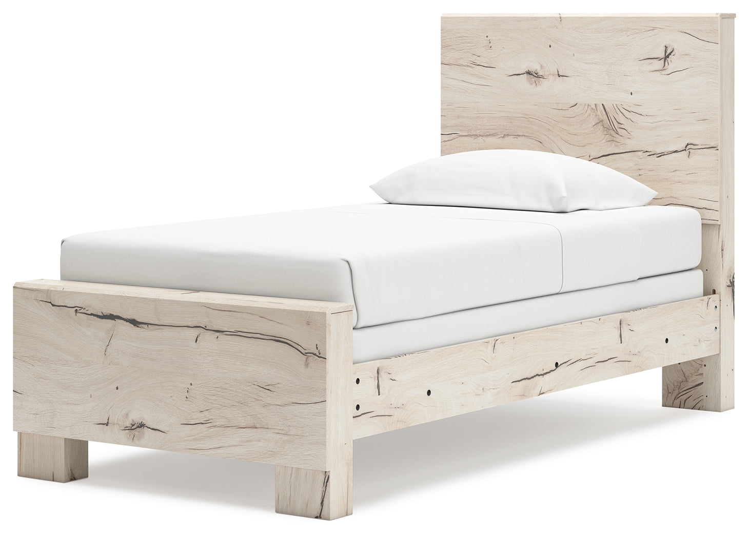 Lawroy Light Natural Twin Panel Youth Bed (Online Special Price) - Ornate Home