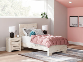 Lawroy Light Natural Twin Panel Youth Bed - Ornate Home