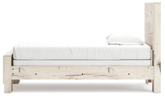 Lawroy Light Natural Twin Panel Youth Bed - Ornate Home