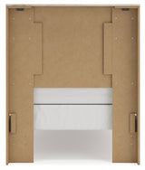 Lawroy Light Natural Twin Panel Youth Bed - Ornate Home