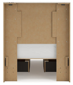Lawroy Light Natural Twin Panel Youth Bed with Storage - Ornate Home