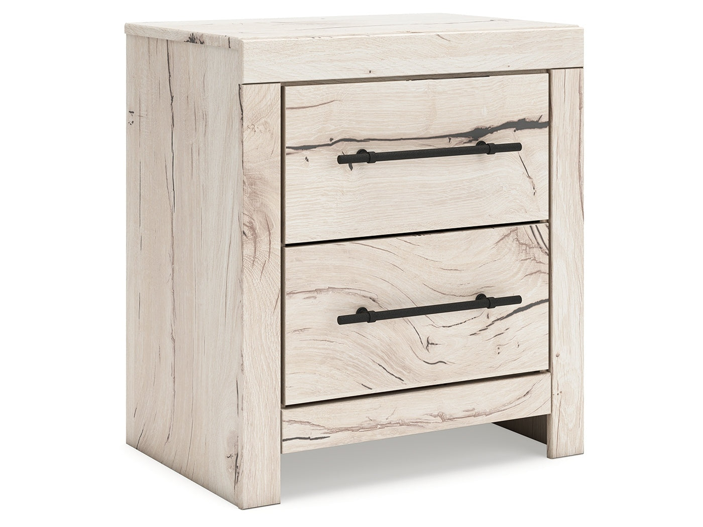Lawroy Light Natural Two Drawer Nightstand (Online Special Price) - Ornate Home