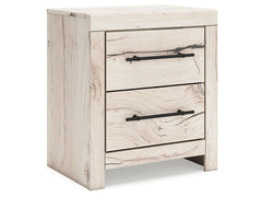 Lawroy Light Natural Two Drawer Nightstand - Ornate Home