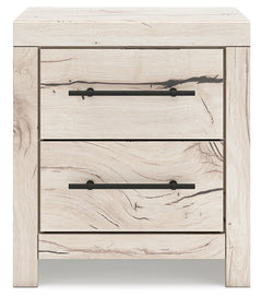 Lawroy Light Natural Two Drawer Nightstand - Ornate Home