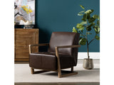 Lawson Brown/Tan Accent Chair - Ornate Home