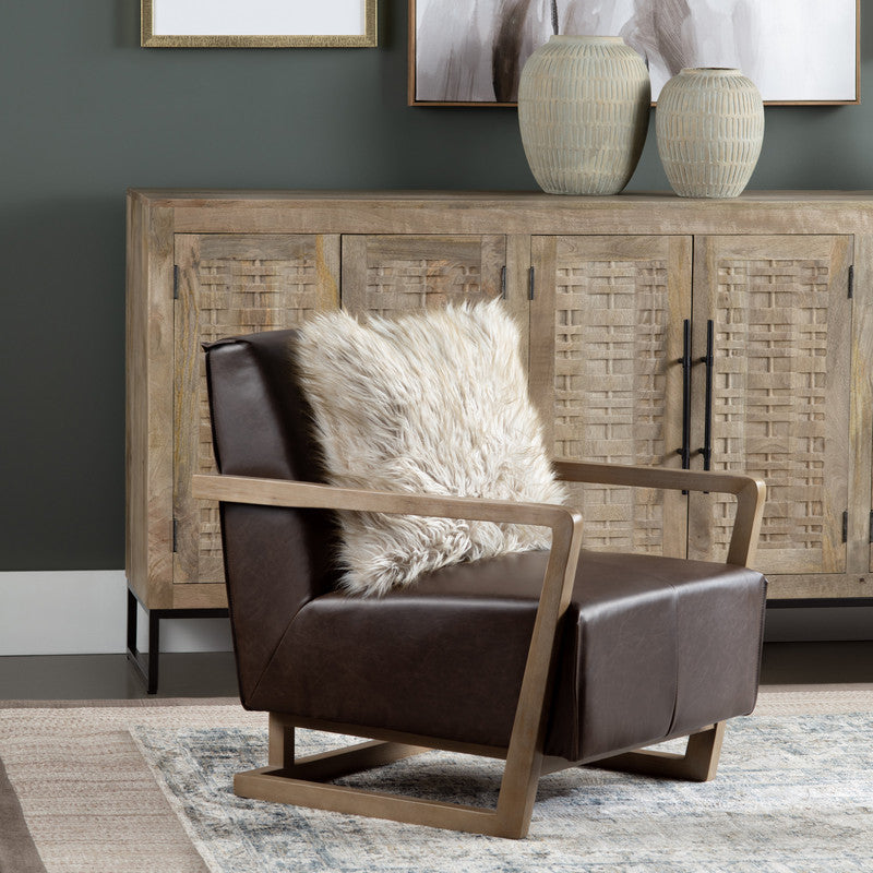 Lawson Brown/Tan Accent Chair - Ornate Home