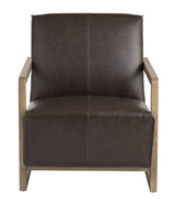 Lawson Brown/Tan Accent Chair - Ornate Home