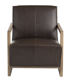 Lawson Brown/Tan Accent Chair - Ornate Home