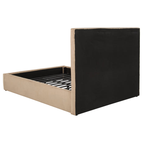 Lawson Light Saddle 55-inch Upholstered Eastern King Platfo - Ornate Home