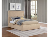 Lawson Light Saddle 55-inch Upholstered Full Platform Bed - Ornate Home