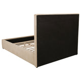 Lawson Light Saddle 55-inch Upholstered Queen Platform Bed - Ornate Home