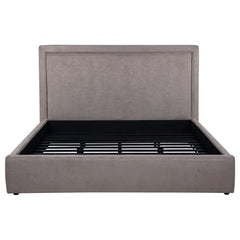 Lawson Mushroom 55-inch Upholstered Eastern King Platform Bed - Ornate Home
