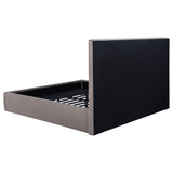 Lawson Mushroom 55-inch Upholstered Eastern King Platform Bed - Ornate Home