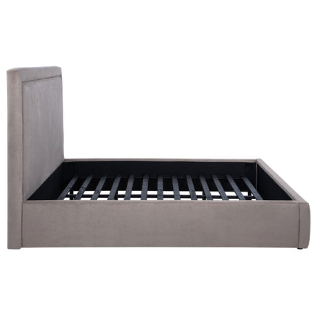 Lawson Mushroom 55-inch Upholstered Eastern King Platform Bed - Ornate Home