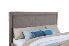 Lawson Mushroom 55-inch Upholstered Eastern King Platform Bed - Ornate Home