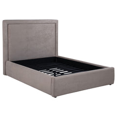 Lawson Mushroom 55-inch Upholstered Full Panel Platform Bed - Ornate Home