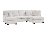 Lawson Taupe 2-Piece Sectional w/ Chaise - Ornate Home