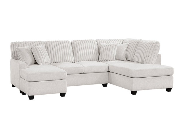Lawson Taupe 2-Piece Sectional w/ Chaise - Ornate Home