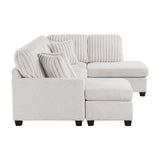 Lawson Taupe 2-Piece Sectional w/ Chaise - Ornate Home