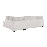 Lawson Taupe 2-Piece Sectional w/ Chaise - Ornate Home