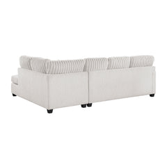 Lawson Taupe 2-Piece Sectional w/ Chaise - Ornate Home