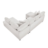 Lawson Taupe 2-Piece Sectional w/ Chaise - Ornate Home