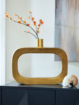 Lawtonville Antique Gold Finish Vase (Online Special Price) - Ornate Home