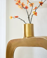 Lawtonville Antique Gold Finish Vase - Ornate Home