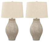 Layal Beige Table Lamp (Set of 2) (Online Special Price) - Ornate Home