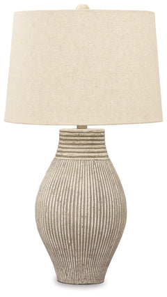 Layal Beige Table Lamp (Set of 2) - Ornate Home