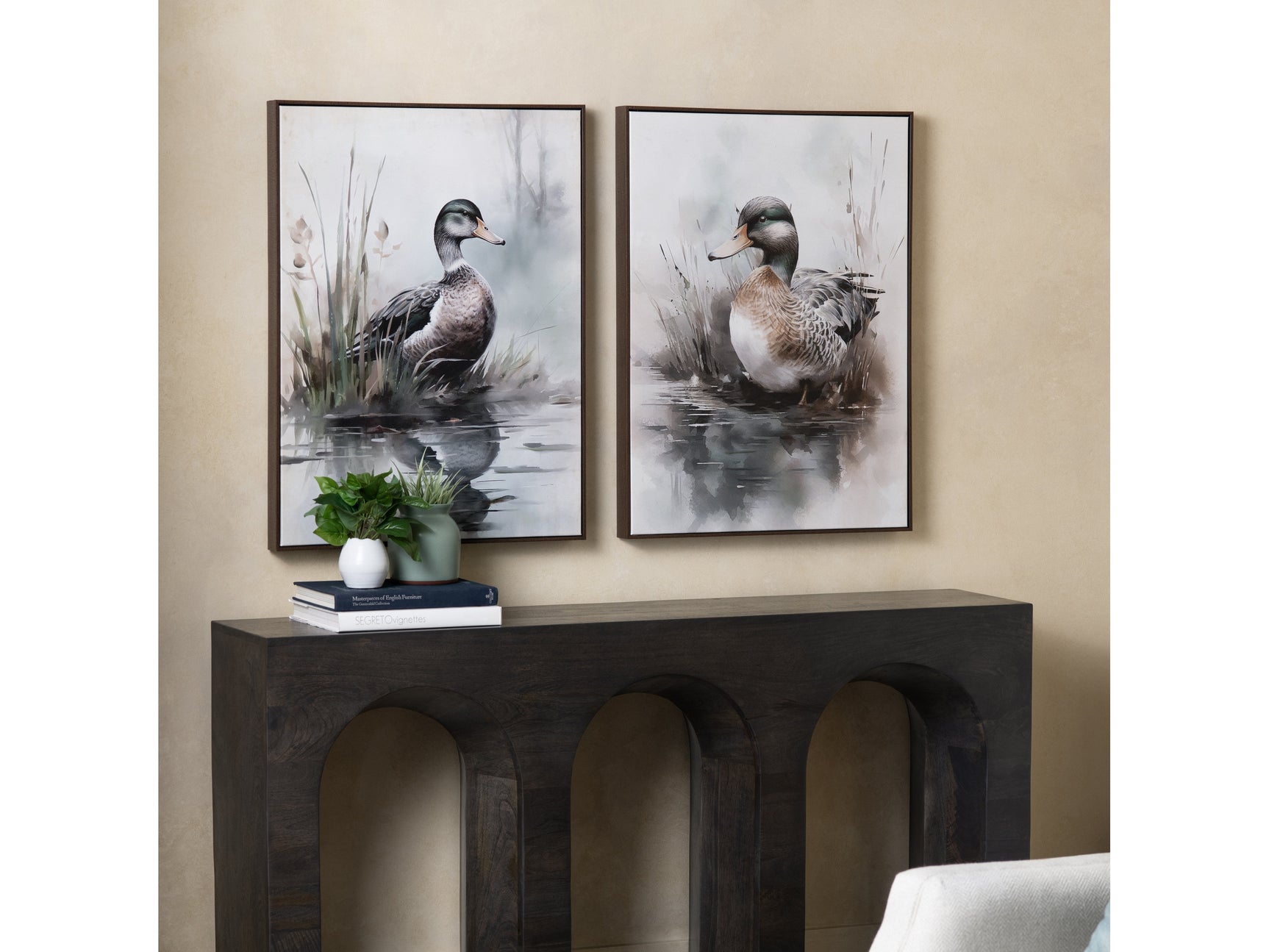 Laying Low Green/Blue Canvas